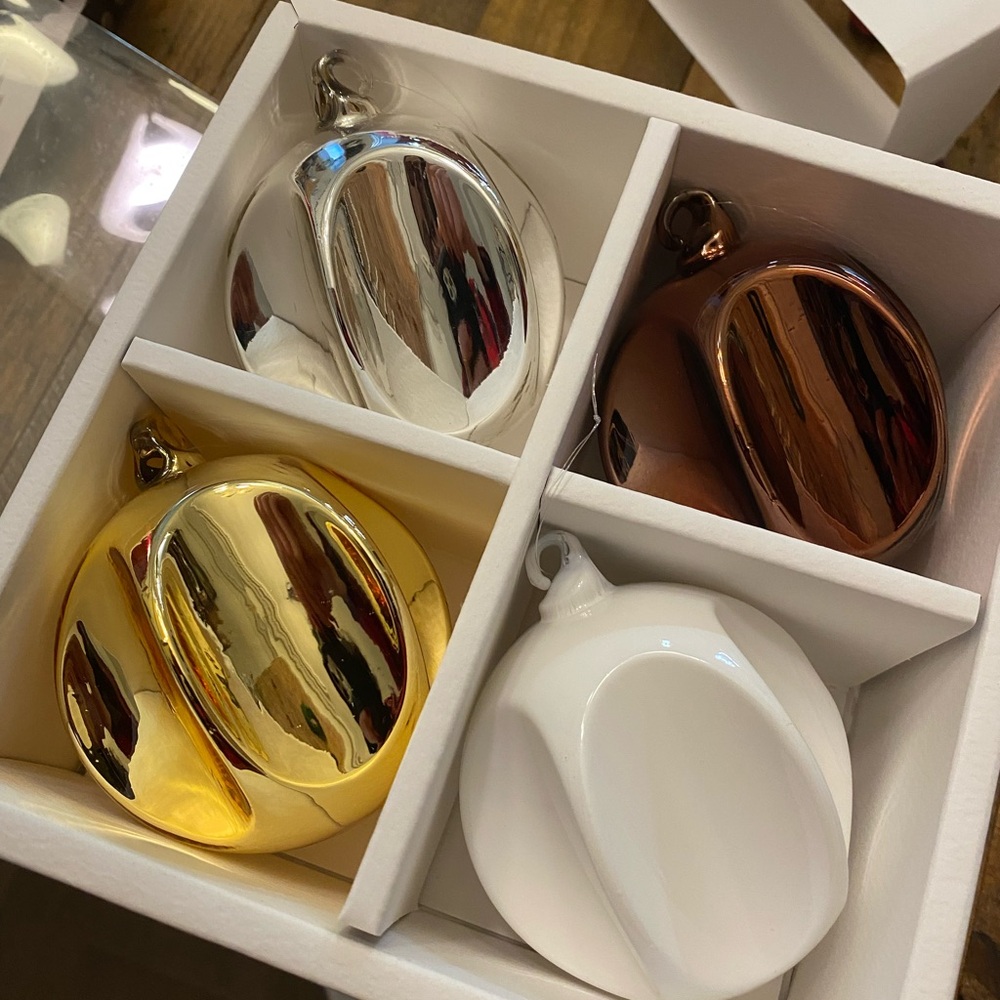 Crate & Barrel Christmas Ornaments. New! Listing for 2 boxes!